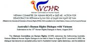 Úc Đại Lợi cần đòi hỏi những cải tiến nhân quyền cụ thể tại cuộc Đối thoại Nhân quyền ở Hà Nội, Uỷ ban Bảo vệ Quyền Làm Người Việt Nam kêu gọi