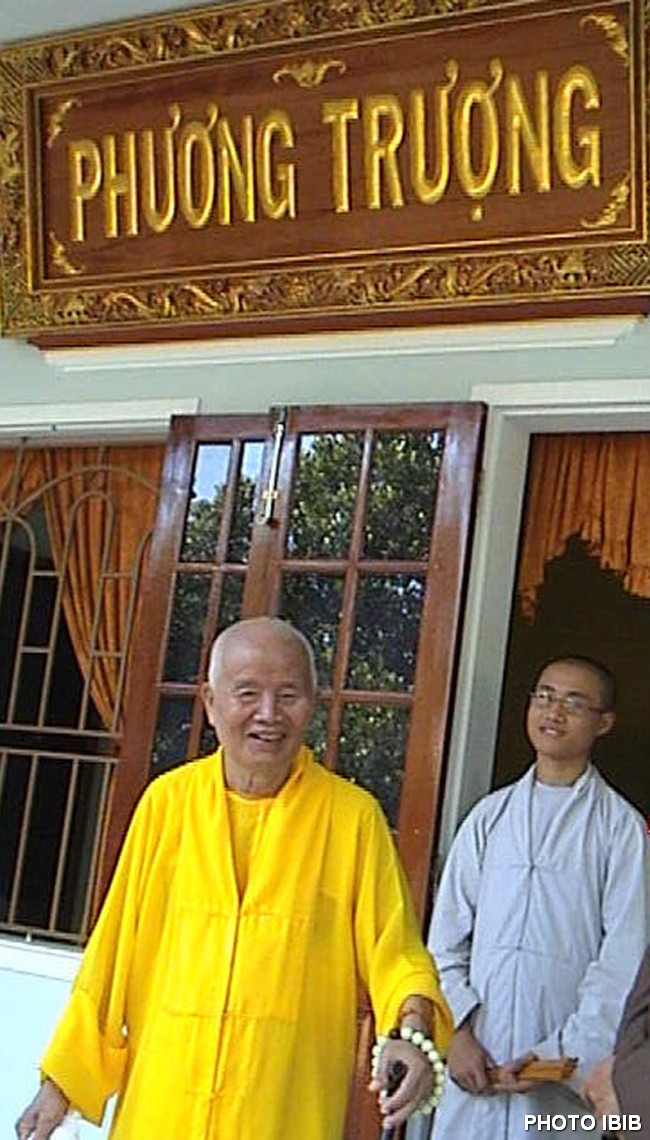 Đức Cố Đệ tứ Tăng Thống Thích Huyền Quang tại Tu viện Nguyên Thiều