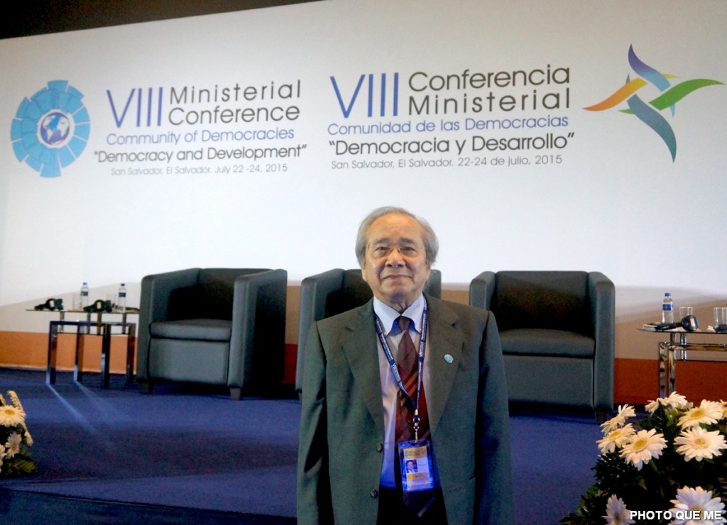 Ông Võ Văn Ái tại Hội cấp Bộ trưởng lần thứ 8 tại San Salvador, Trung Mỹ