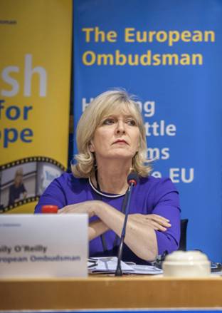 Bà Emily O’Reilly, Thanh tra Liên Âu (© European Union)