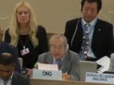 Tại Hội đồng Nhân quyền LHQ ở Genève : Ông Võ Văn Ái tố cáo Hà Nội ngăn cản việc Giáo hội thăm viếng, chăm lo bệnh tình của Đức Đệ Ngũ Tăng Thống Thích Quảng Độ